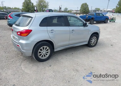 2012 Mitsubishi Outlander Sport Es from USA, damaged, VIN JA4AP3AUXCZ011861